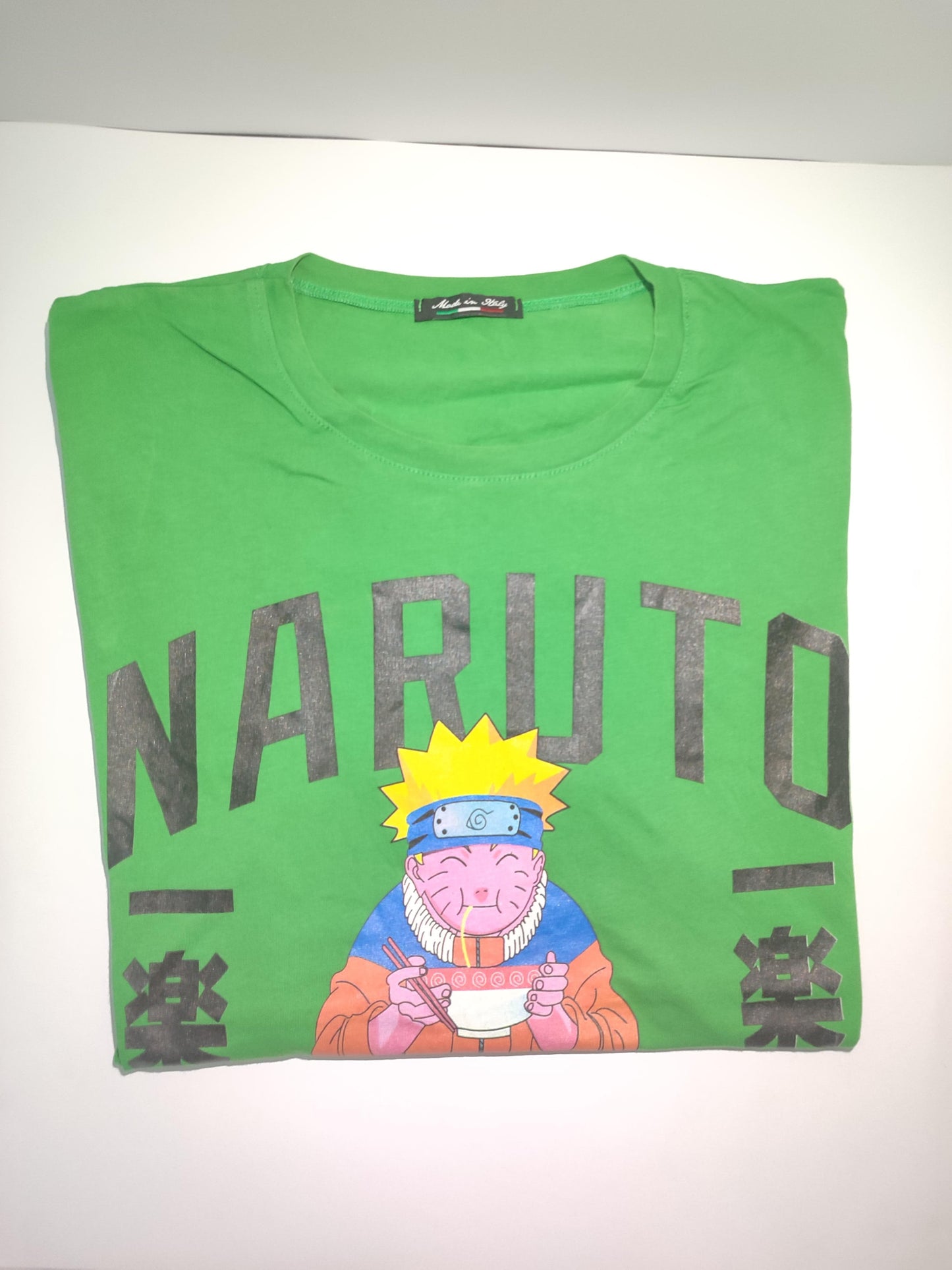 Naruto Ramen Green T-Shirt – Cool & Comfy Anime Style