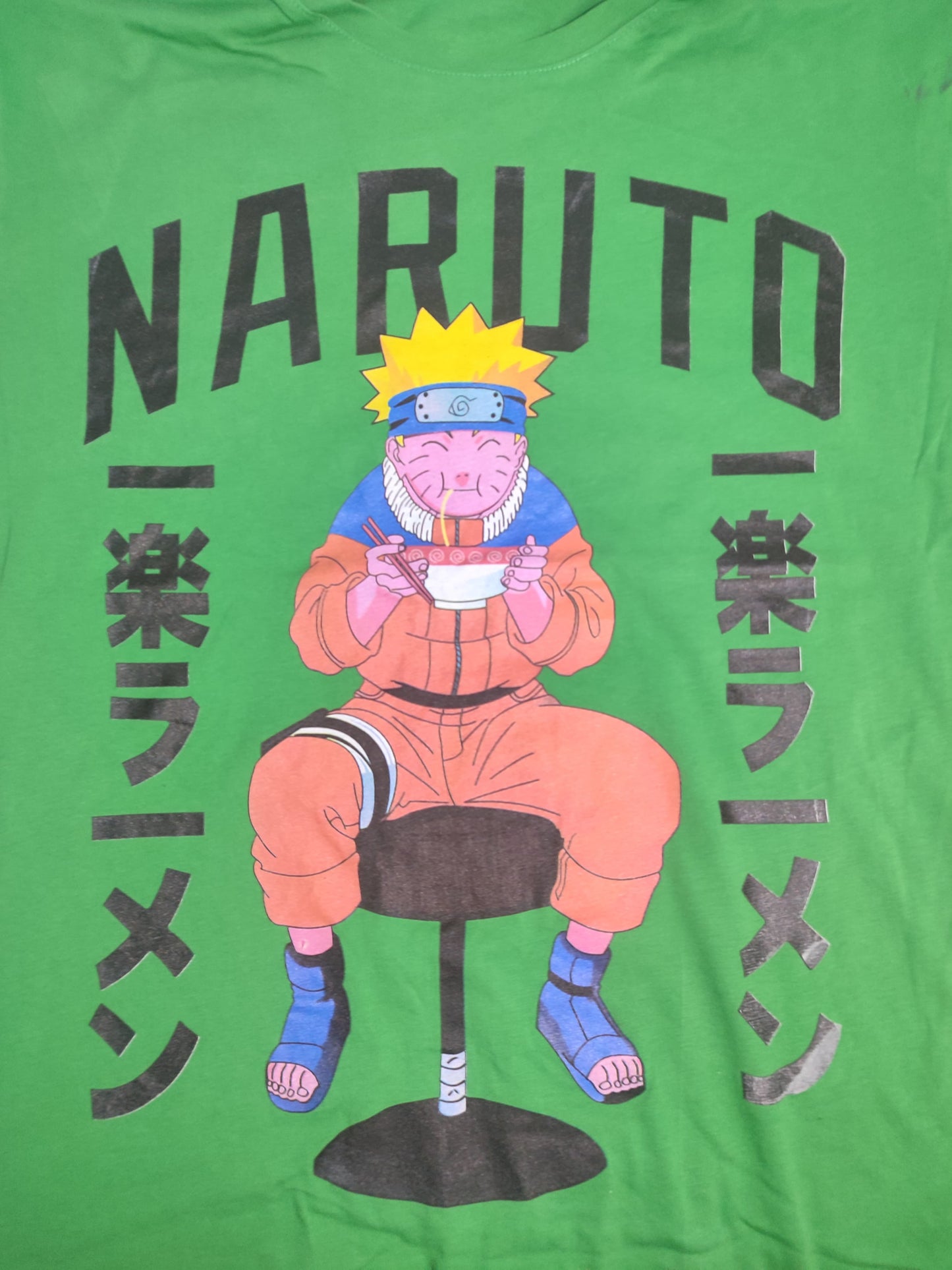 Naruto Ramen Green T-Shirt – Cool & Comfy Anime Style