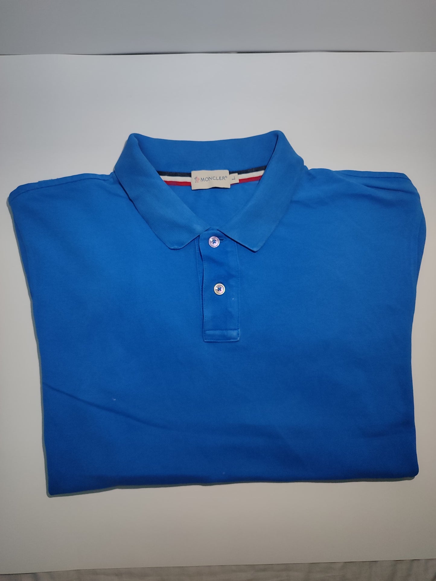 Stylish Blue Polo Shirt – Classic Fit with Sleeve Stripe Design