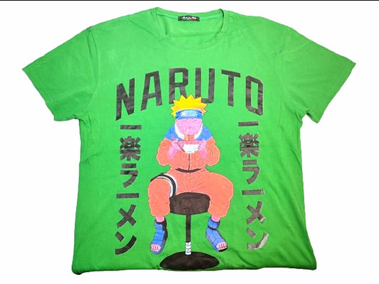 Naruto Ramen Green T-Shirt – Cool & Comfy Anime Style