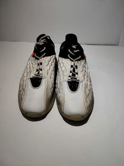 FlyCore “Dragon Skin” – White/Black with Transparent Sole | Futuristic Street Kicks (Thrifted)