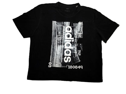 Original Adidas Black Graphic T-Shirt – Stylish Streetwear