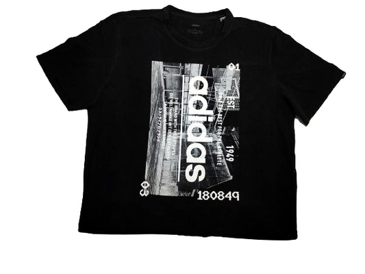 Original Adidas Black Graphic T-Shirt – Stylish Streetwear