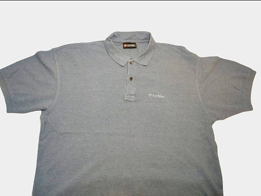 Lotto Classic Gray Polo Shirt | Original Thrifted Tee