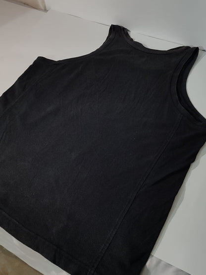 Nike Sleeveless Tank Top – Classic Black with White Logo