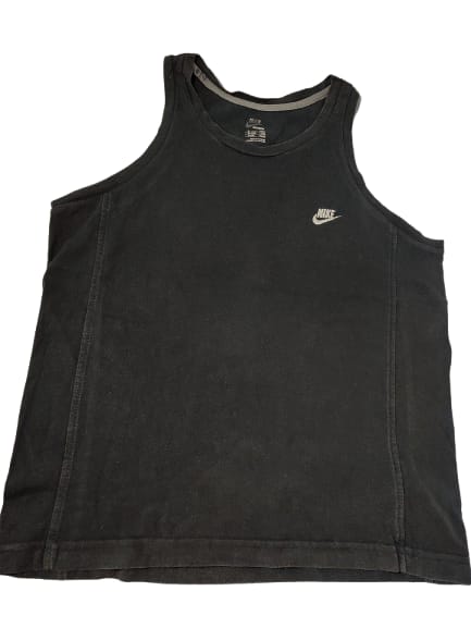 Nike Sleeveless Tank Top – Classic Black with White Logo