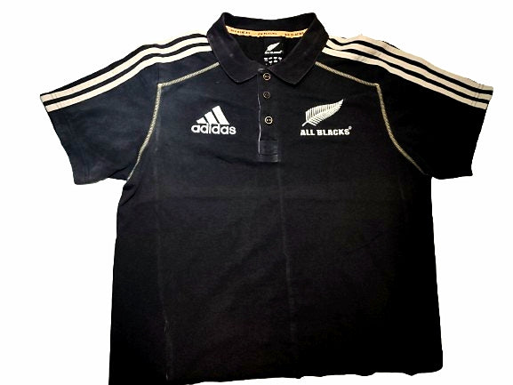Original Adidas All Blacks Polo Shirt – Black Sports Style