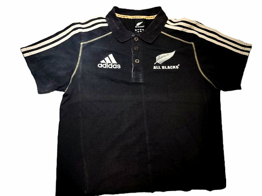 Original Adidas All Blacks Polo Shirt – Black Sports Style