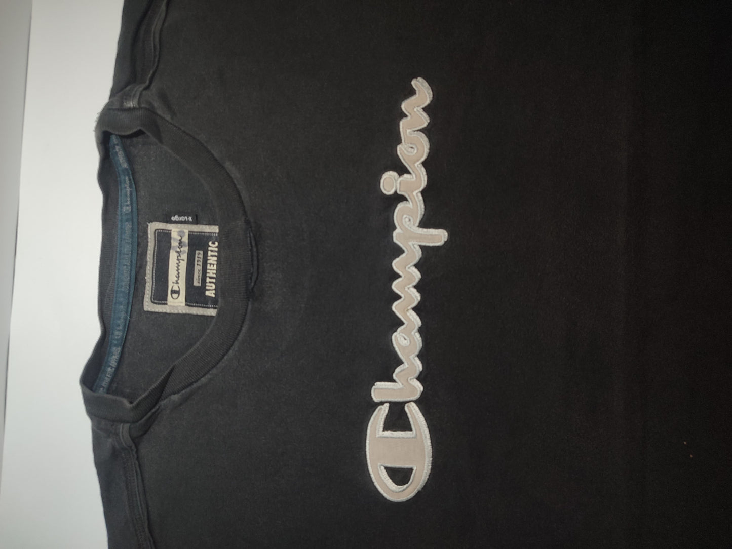 Original Champion Black T-Shirt – Bold, Clean & Classic Look